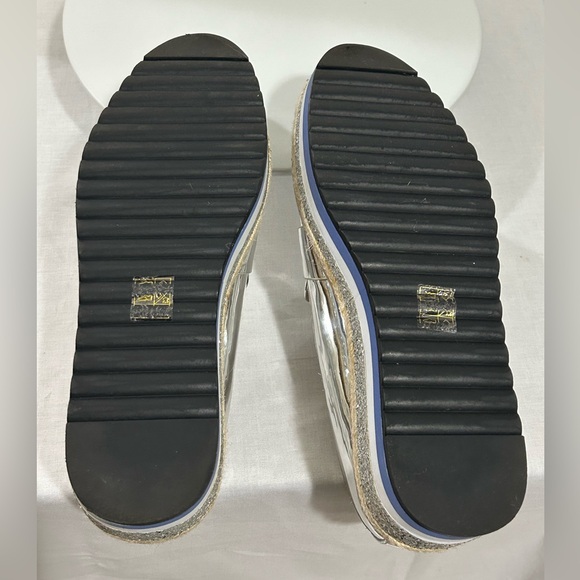 Aldo - Metallic Silver Platform Loafers - Picture 7 of 12